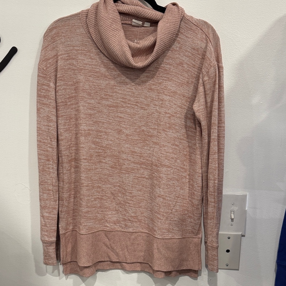 GAP Dusty Rose Cowl Neck Sweater